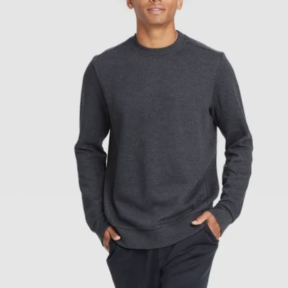 NWT all in motion men's sweater fleece crew - Picture 1 of 3